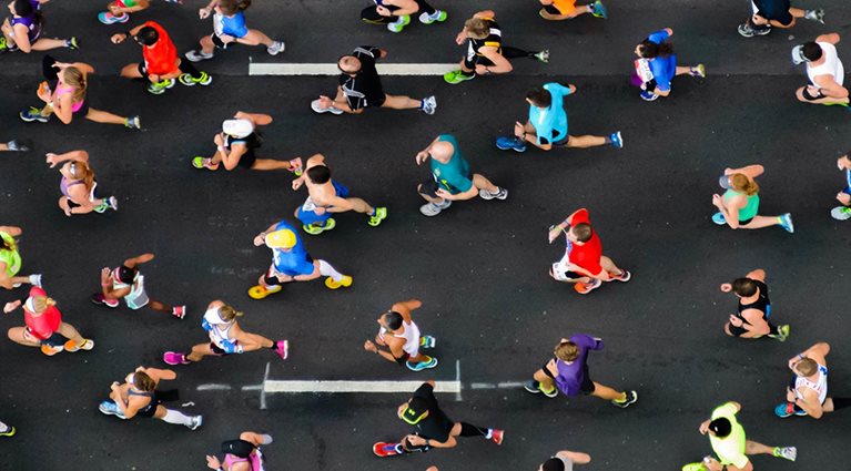 chicago marathon runners